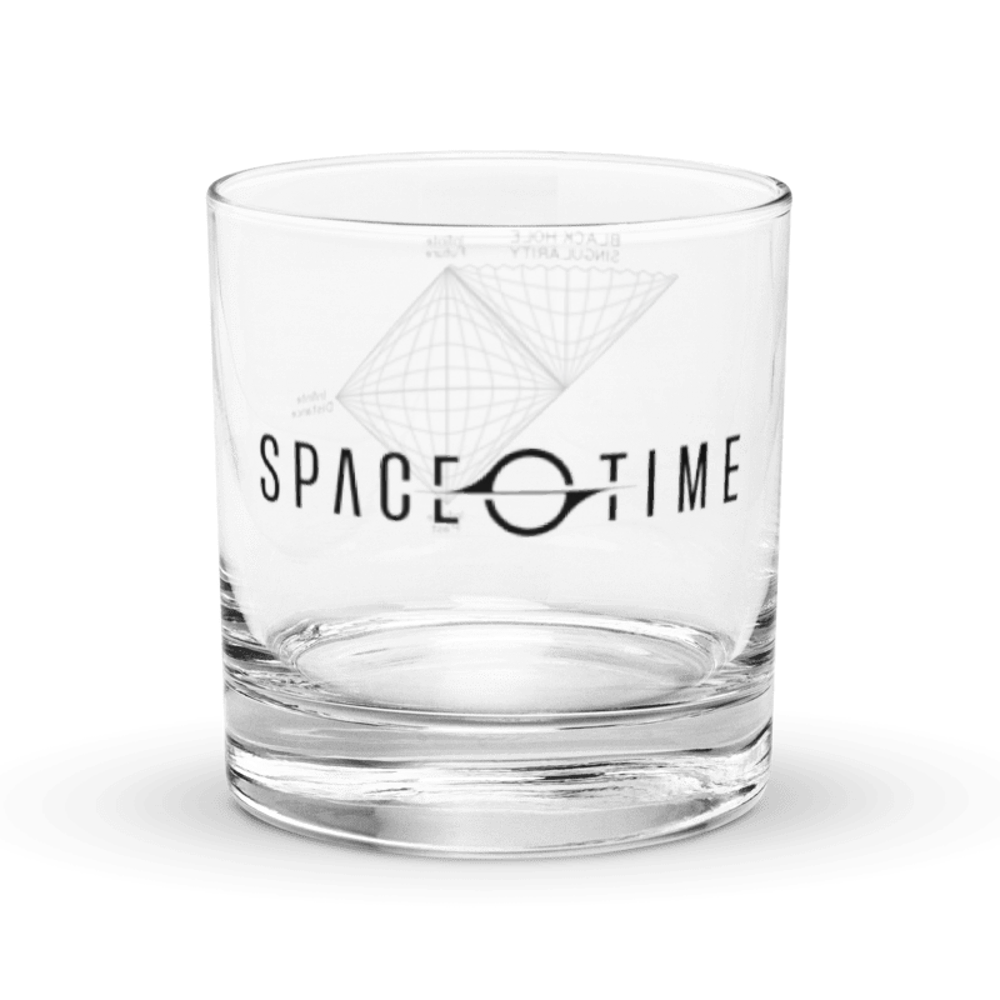 Black Hole (Penrose Diagram) Rocks Glass